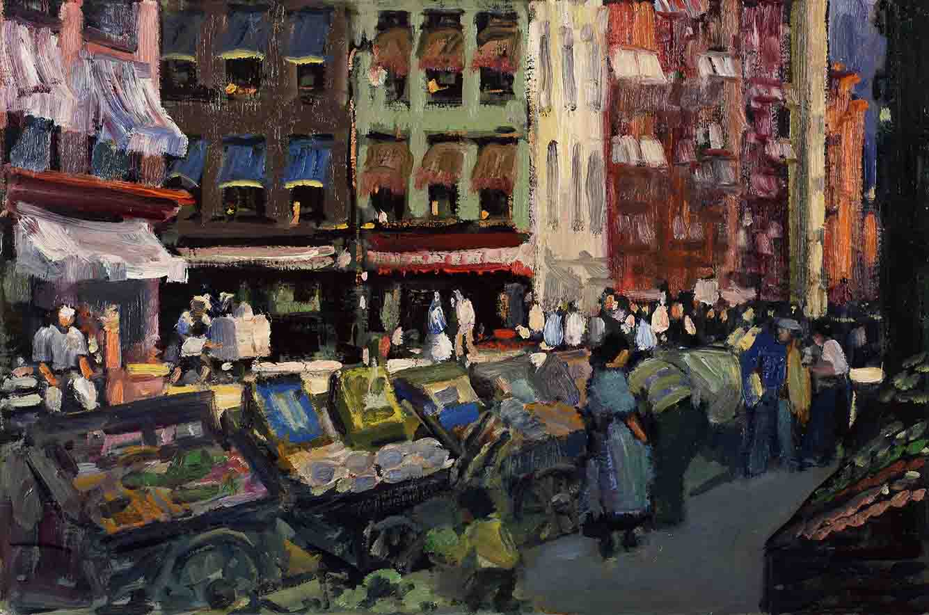 George B. Luks (American, 1867–1933), Thompson and Bleecker Streets, c. 1905