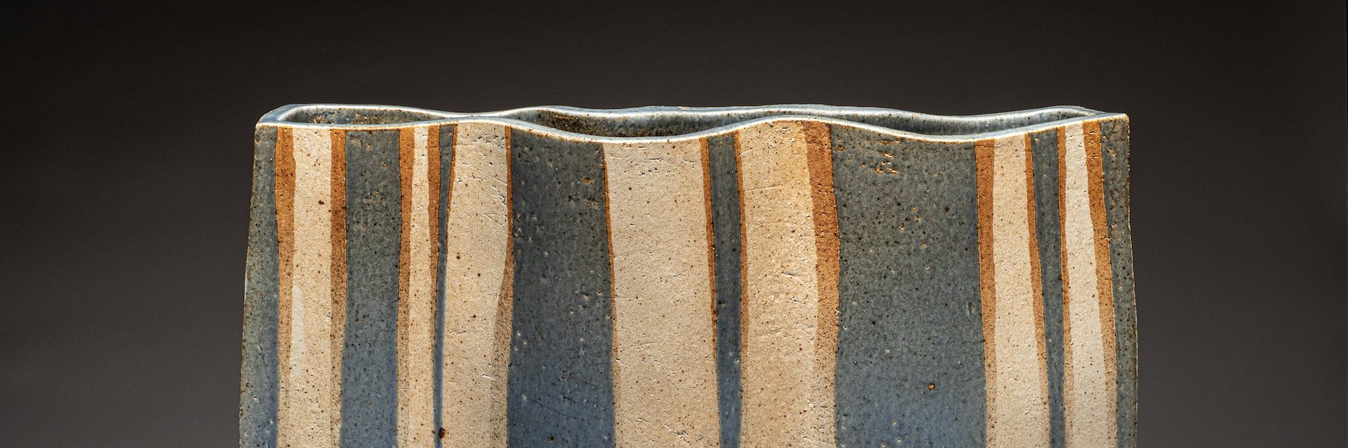 Bente Hansen, Large Slab-Built Vase, n.d., 16-1/4 x 20-7/8 x 7-7/8 inches. Given in Memory of Barbara Robison Davis by her friends, 81.26