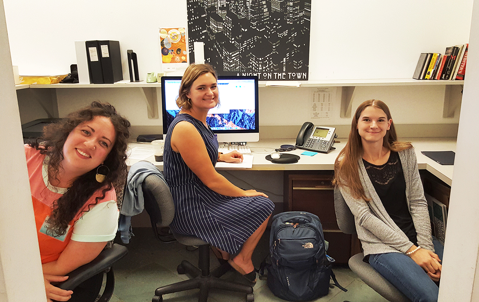 Interns and grad students at the Palmer