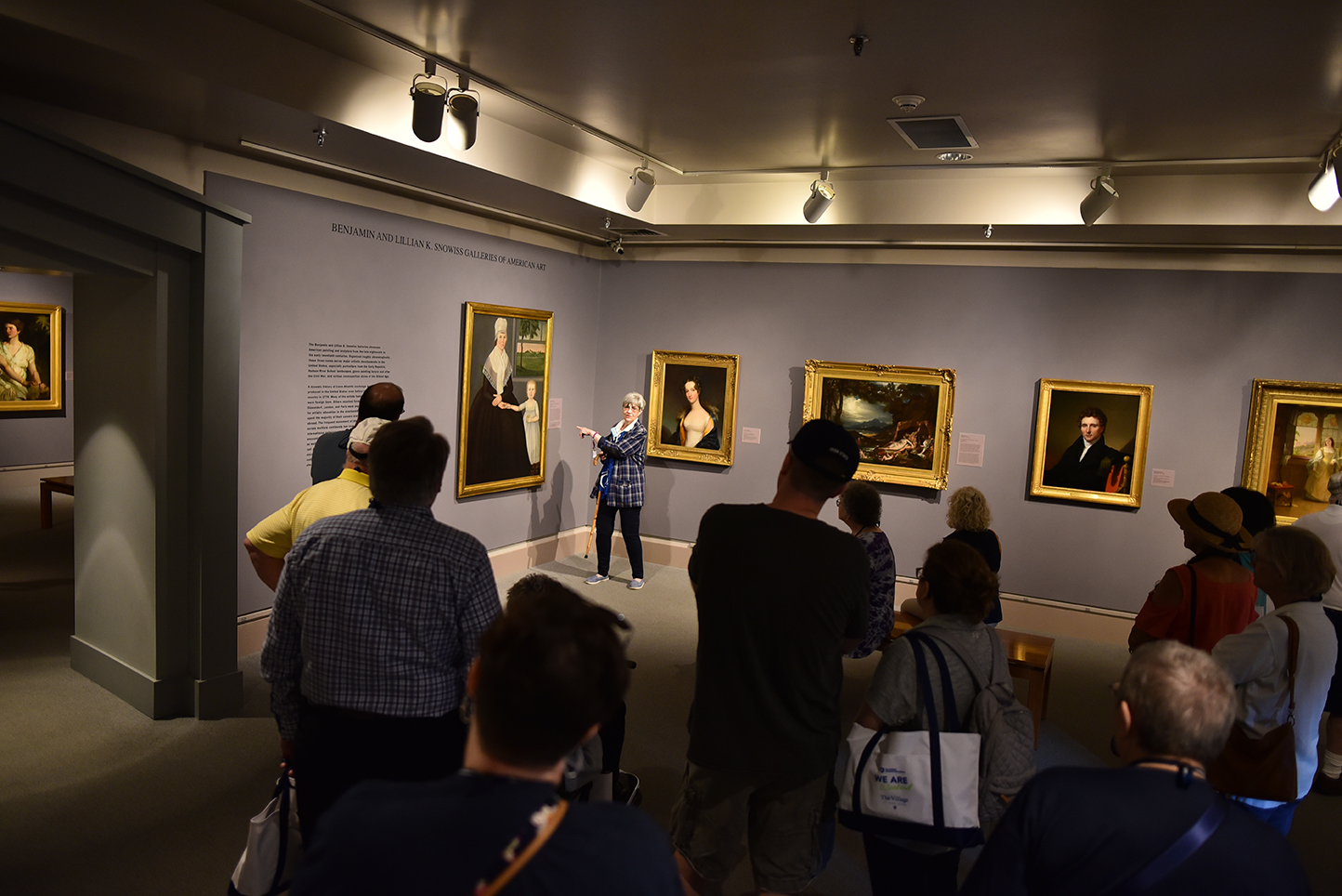 Docent-led tour in the Snowiss Galleries