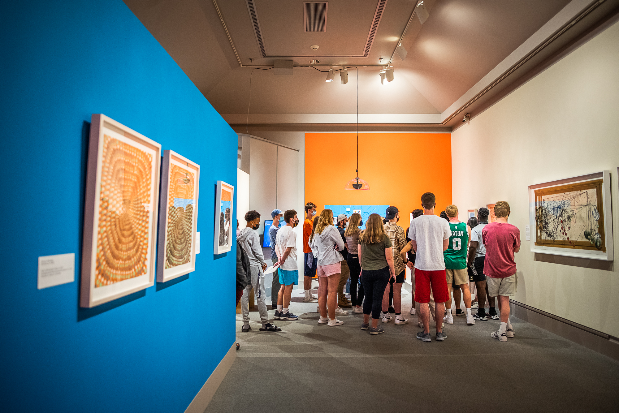 PSU students tour a special exhibition