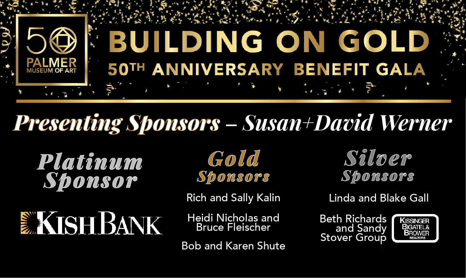 Gala sponsors