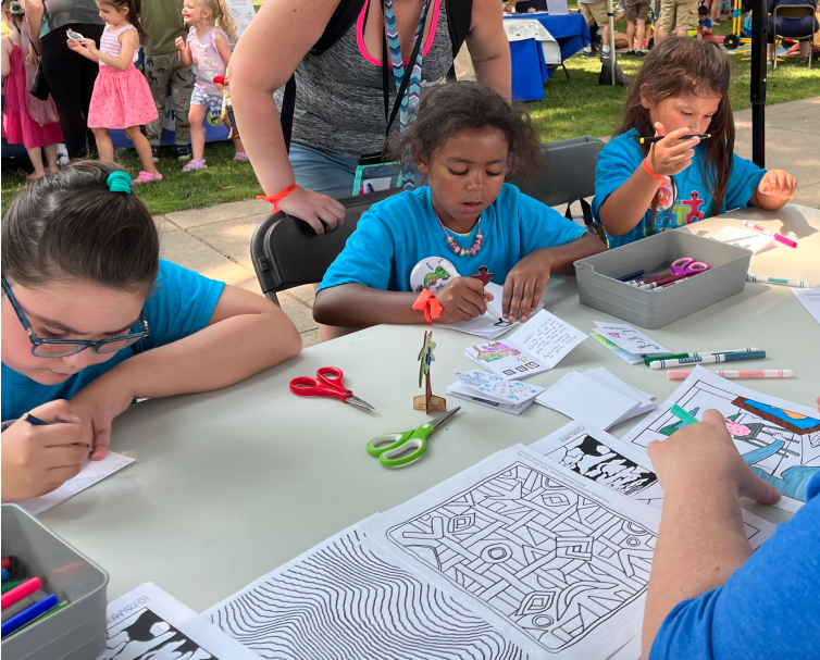 The Palmer art activity at Arts Fest 2023